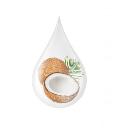 Infundido com óleo de coco para condicionar e fortalecer o cabelo, também realça o brilho, fazendo com que o cabelo pareça mais vibrante.